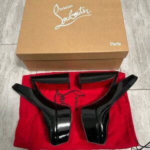 Christian Louboutin Glossy Black Heels